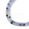 Natural Blue Aventurine Beads Strands G-G139-A06-02-4