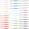 40Pcs 10 Colors Rayon Mobile Straps AJEW-GF0013-05-7