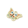 Alloy Enamel Pendants PALLOY-R151-29G-2