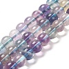Natural Fluorite Beads Strands G-K345-B02-01-1