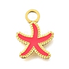 304 Stainless Steel Enamel Charms STAS-K263-86A-G-1
