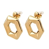 304 Stainless Steel Stud Earrings EJEW-D362-09G-2