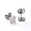 304 Stainless Steel Stud Earrings EJEW-H368-30P-2