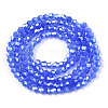 Imitation Jade Electroplate Glass Beads Strands EGLA-A039-J2mm-A04-3