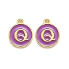 Golden Plated Alloy Enamel Charms LS-ENAM-Q437-12Q-1