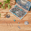 SUNNYCLUE DIY Synthetic Turquoise Beaded Earring Making Kit DIY-SC0021-17-7