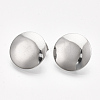 201 Stainless Steel Stud Earring Findings X-STAS-S079-52B-2