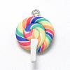 Handmade Polymer Clay Pendants CLAY-Q240-010C-2