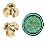 Wax Seal Brass Stamp Head AJEW-WH0209-484-1