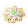 Brass Enamel Pendants KK-Q781-01G-4