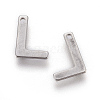 Tarnish Resistant 304 Stainless Steel Charms STAS-F175-02P-L-1