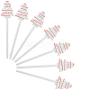 14Pcs Wooden Cake Toppers Decorations DIY-CN0005-56B-7