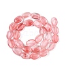 Cherry Quartz Glass Beads Strands G-M206-35-2