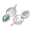 Natural Amazonite Pendants GG-CBA0251-07P-2