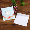 Envelope and Floral Pattern Thank You Cards Sets DIY-I029-01B-4