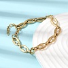 304 Stainless Steel Coffee Bean Chain Bracelet & Necklace Jewelry Sets SJEW-L199-19G-3