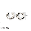 Simple and Elegant Stainless Steel Ring Hoop Earrings for Fashionistas YS1475-2-1