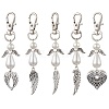 Angel & Wing Alloy Pendant Decoration HJEW-JM02307-1