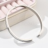 304 Stainless Steel Rhinestone Bangles for Women BJEW-Z092-07P-4