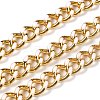 Golden Brass Enamel Curb Chain CHC-H103-07J-G-1