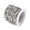 304 Stainless Steel Bar Link Chains CHS-K026-01C-P-3