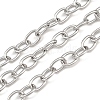 Tarnish Resistant 304 Stainless Steel Cable Chains X-CHS-R009-12-1