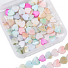2 Strands Macaron Color Natural Shell Beads Strands SHEL-SC0001-88C-1