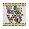 Mardi Gras Carnival Theme Linen Pillow Covers AJEW-H146-02C-2