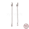 925 Sterling Silver Chain Extenders STER-D036-30AS-3