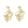 Rack Plating Brass Stud Earring EJEW-C081-25G-2