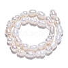 Natural Cultured Freshwater Pearl Beads Strands PEAR-N012-04R-4