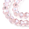 Transparent Electroplate Glass Beads Strands LS-GLAA-F029-2mm-C26-3