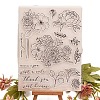 Flower Clear Silicone Stamps PW-WG23CDB-01-3