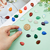 24Pcs 12 Styles Natural & Synthetic Mixed Gemstone Cabochons G-FH0002-53-3