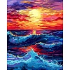 Waves DIY Diamond Painting Kit PW-WG6C5B1-08-1