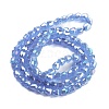 Electroplate Glass Beads Strands EGLA-D030-J4mm-B01-3