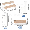 2-Tier Transparent Acrylic  Minifigures Display Risers DIY-WH0410-33B-2