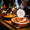 Fingerinspire Iron Birthday Cake Decoration AJEW-FG0001-34-6