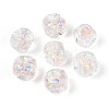Handmade Foil Lampwork Beads Strands FOIL-T008-04A-2