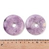 Natural Lepidolite Pendants X-G-K099-50mm-02-3