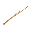 Brass Coreana Chain Tassel Big Pendants KK-G510-06G-2