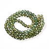 Baking Paint Transparent Glass Beads X1-DGLA-A035-T4mm-A08-3