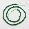 Natural Green Onyx Agate Bead Strands X-G-G882-4mm-A01-2