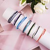 Waxed Polyester Cord Bracelets Set BJEW-SW00031-4