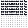42Pcs Alloy Stud Earring Findings EJEW-ME0001-30A-1