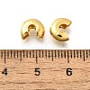 304 Stainless Steel Crimp Beads Covers STAS-P239-34G-06-3