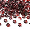 10G Electroplate Transparent Colours Rainbow Glass Seed Beads SEED-YW0003-04D-1