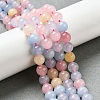Dyed Natural Malaysia Jade Beads Strands G-G021-02B-24-4