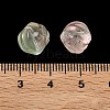 Two-tone Transparent Glass Beads GLAA-H041-02D-3