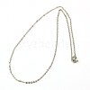 Tarnish Resistant 304 Stainless Steel Women Chain Necklaces X-NJEW-C079-01C-1